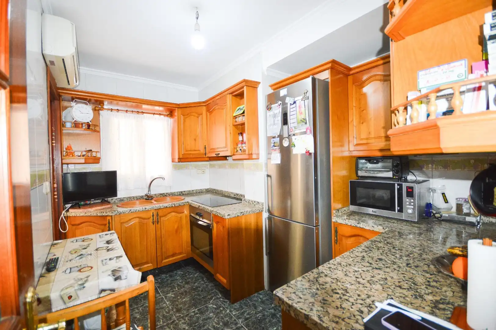 Kitchen of Flat for sale in Almería  with Air Conditioner and Heating