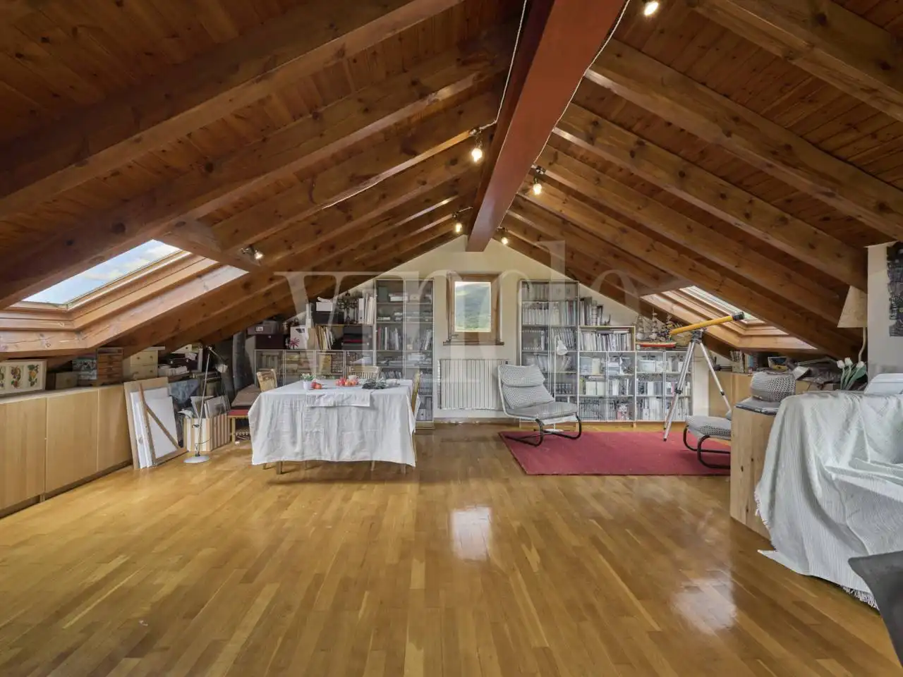 Living room of Detached homes for sale in Puigcerdà  with Heating, Parquet flooring and Terrace