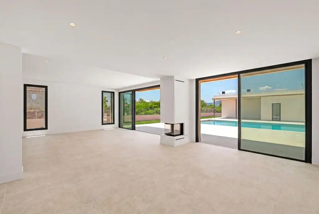 Sala de estar de Casa o chalet en venta en Pollença con Aire acondicionado, Calefacción y Jardín privado