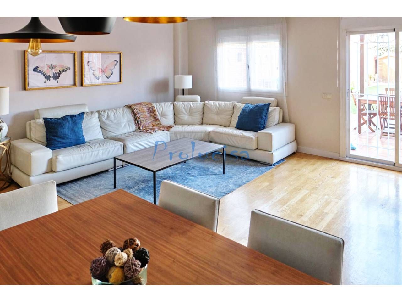 Sala d'estar de Dúplex en venda en Humanes de Madrid amb Aire condicionat, Calefacció i Jardí privat