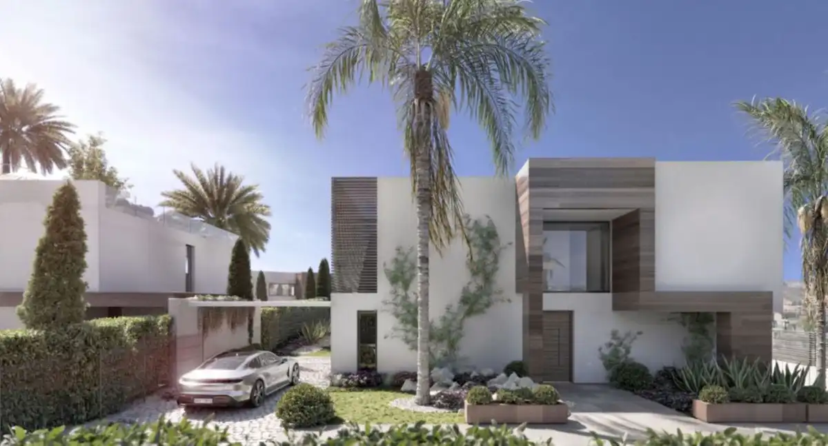 Exterior view of Houses for sale in Sotogrande  with Air Conditioner, Private garden and Terrace