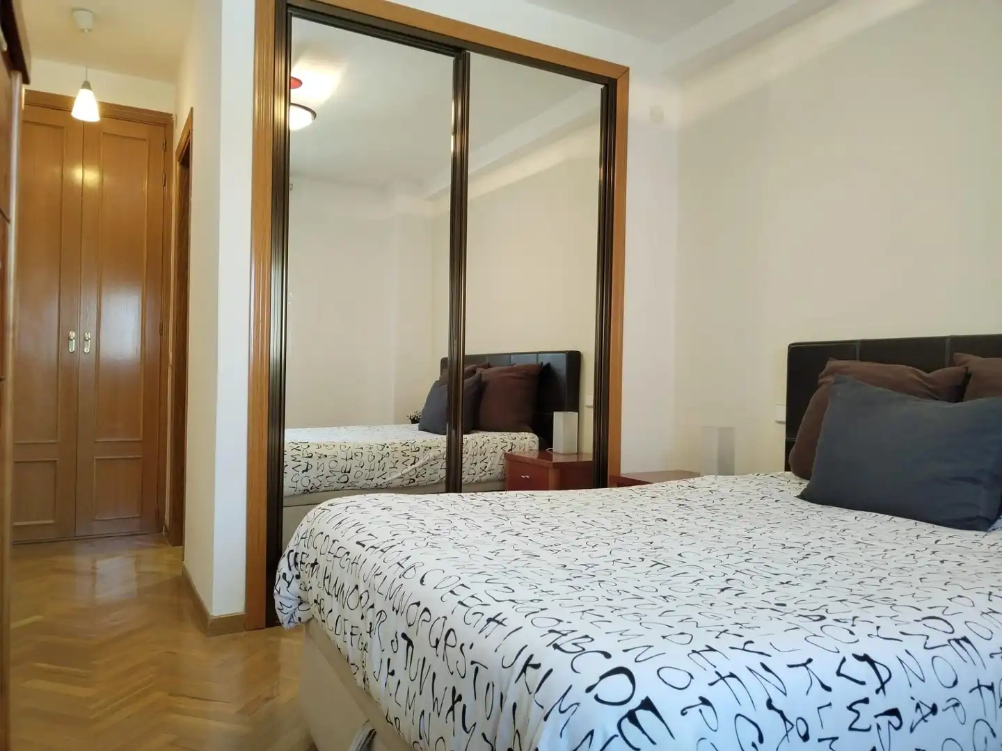 Bedroom of Flat for rent in Arganda del Rey  with Air Conditioner, Heating and Private garden