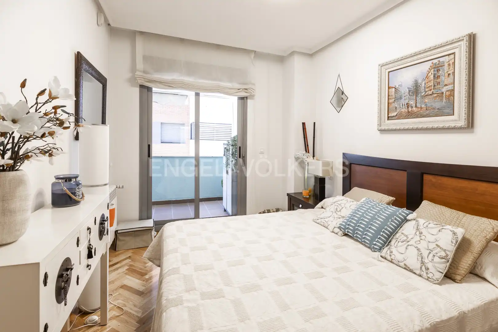 Schlafzimmer von Wohnung zur Miete in Alcorcón mit Klimaanlage, Heizung und Parkett