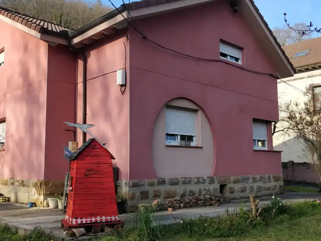 Vista exterior de Piso en venta en Siero