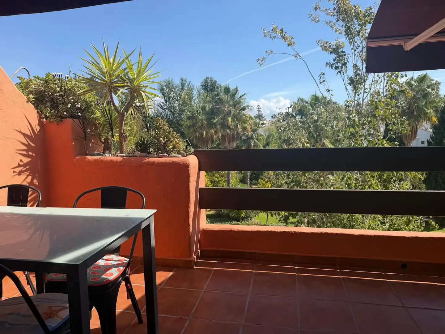Terraza de Apartamento de alquiler en Estepona Pueblo