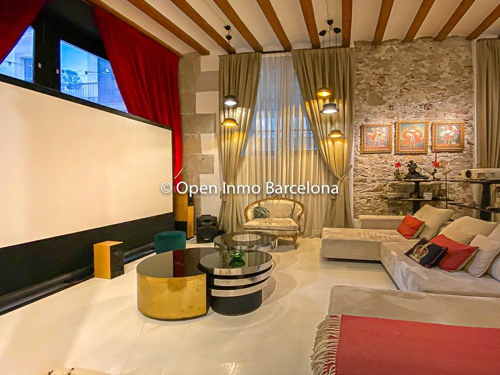Sala d'estar de Pis en venda en  Barcelona Capital amb Aire condicionat, Calefacció i Terrassa