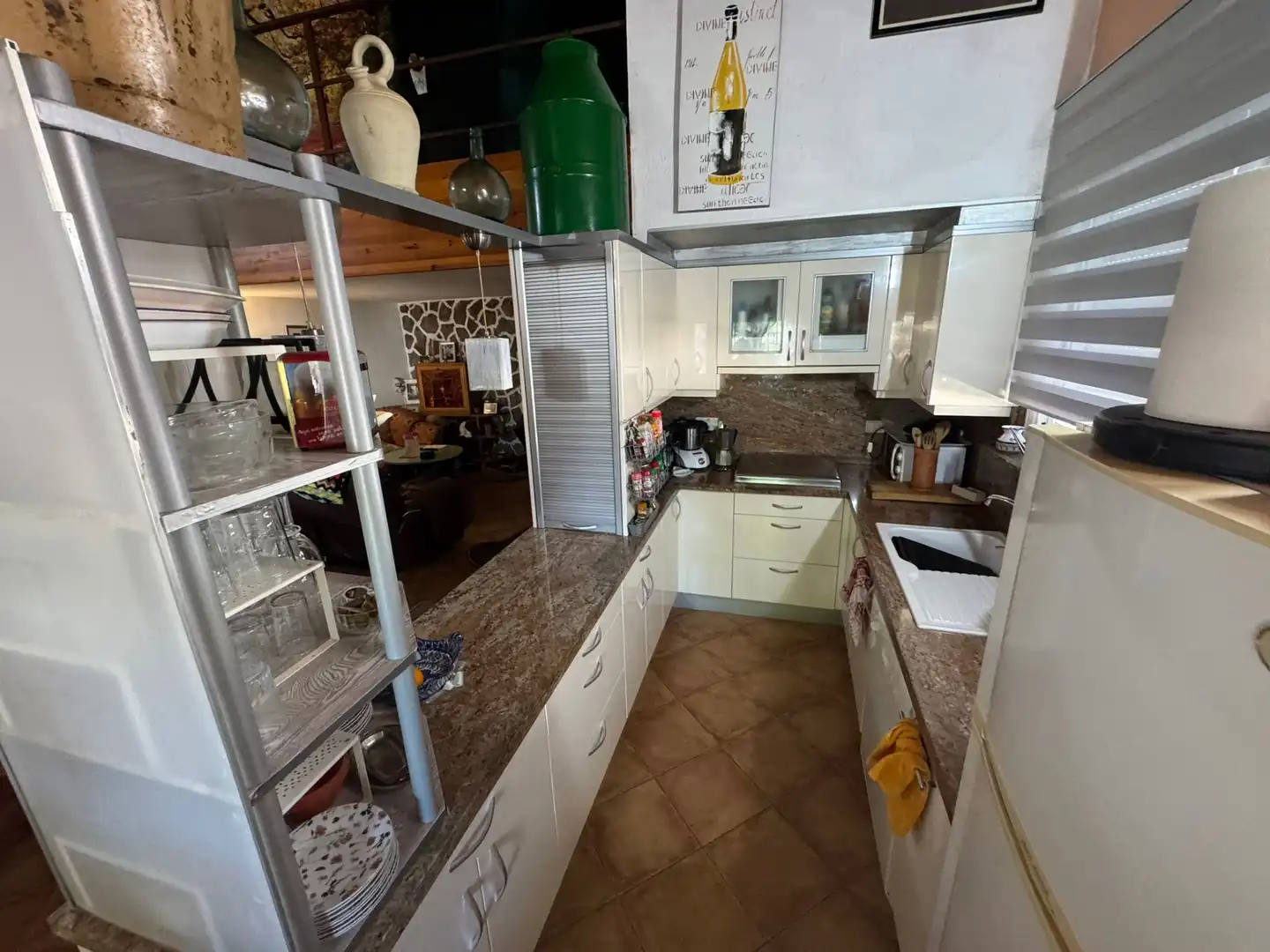 Cocina de Casa o chalet en venta en Onil con Aire acondicionado, Jardín privado y Piscina