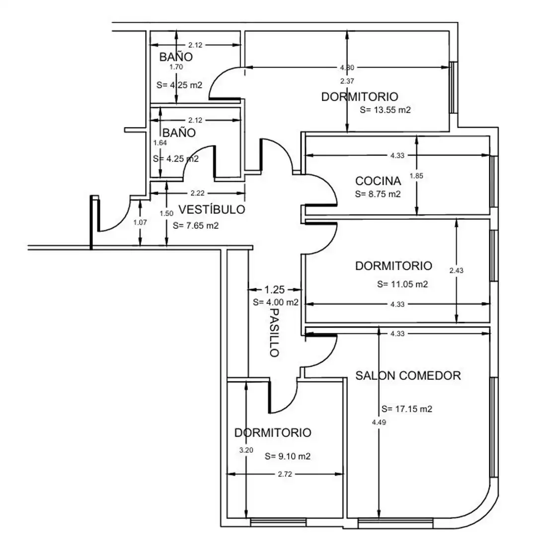 Wohnung zum Verkauf in Gijón  mit Heizung, Abstellraum und Schwimmbad