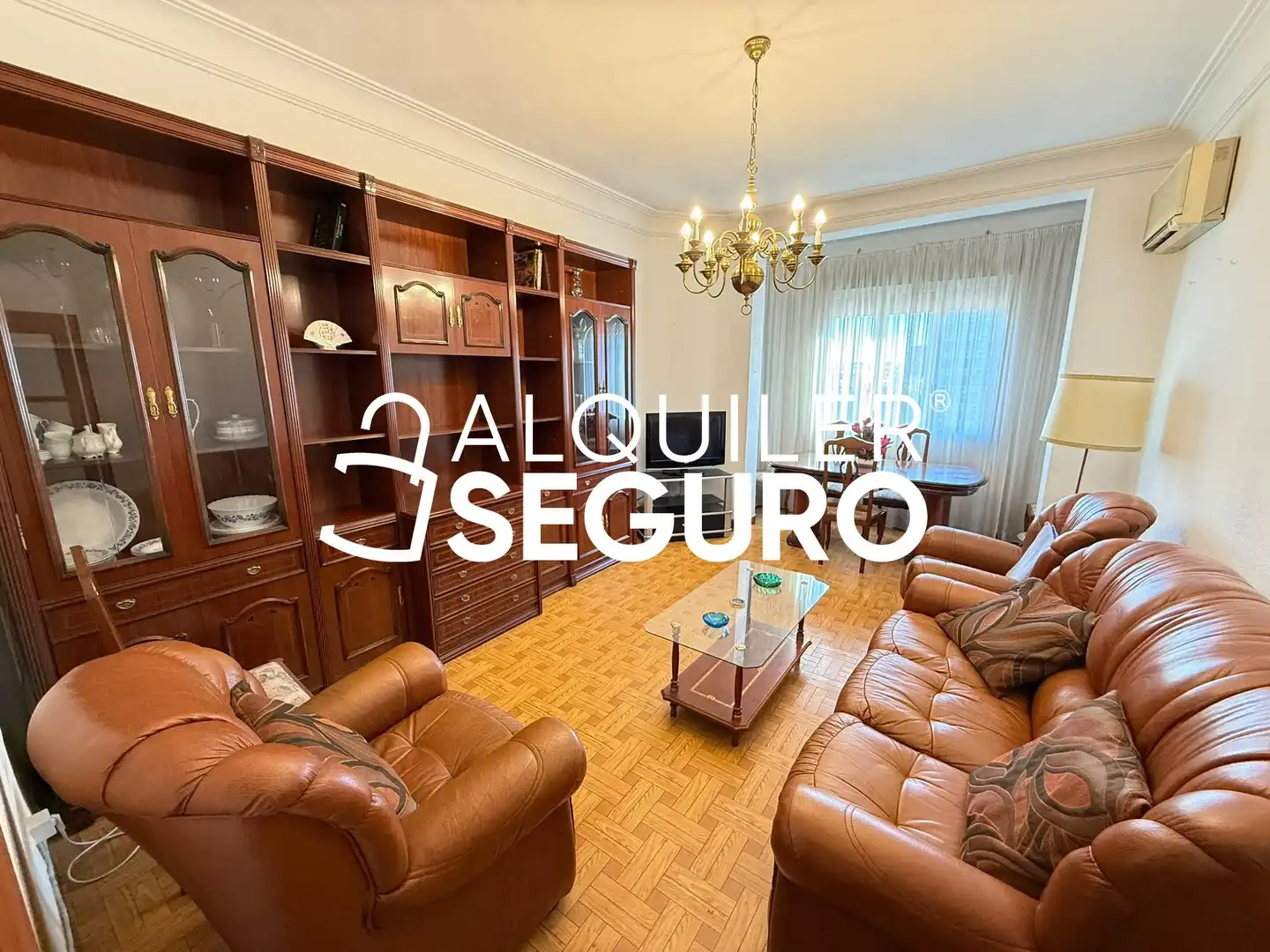 Living room of Flat for rent in Madrid  with Air Conditioner, Heating and Terrace