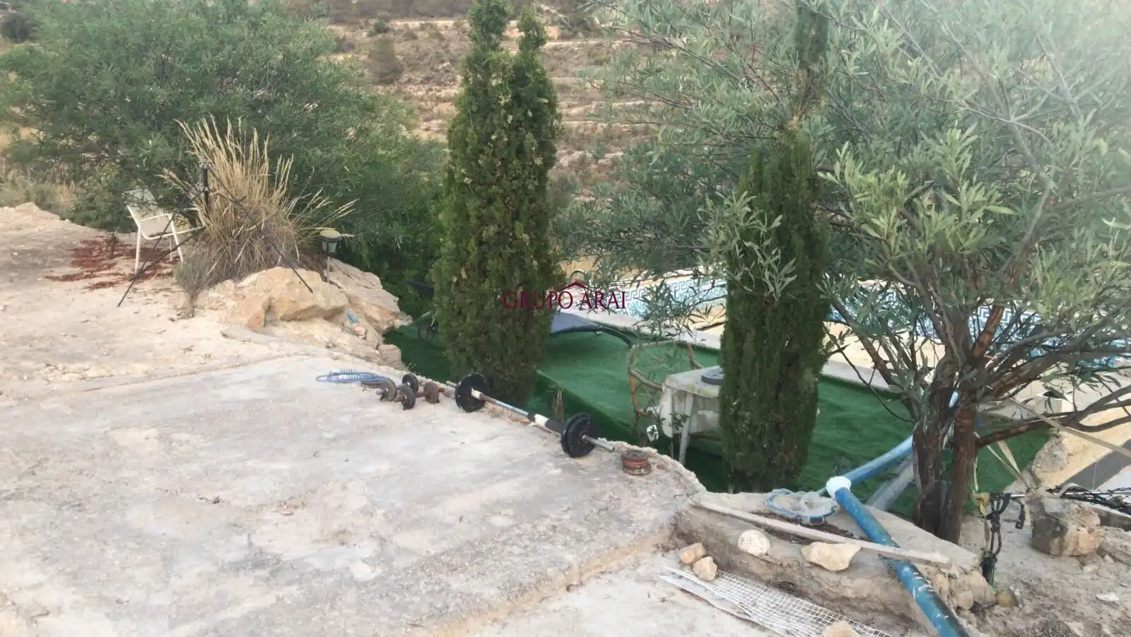 Jardín de Finca rústica en venta en Busot con Trastero y Piscina