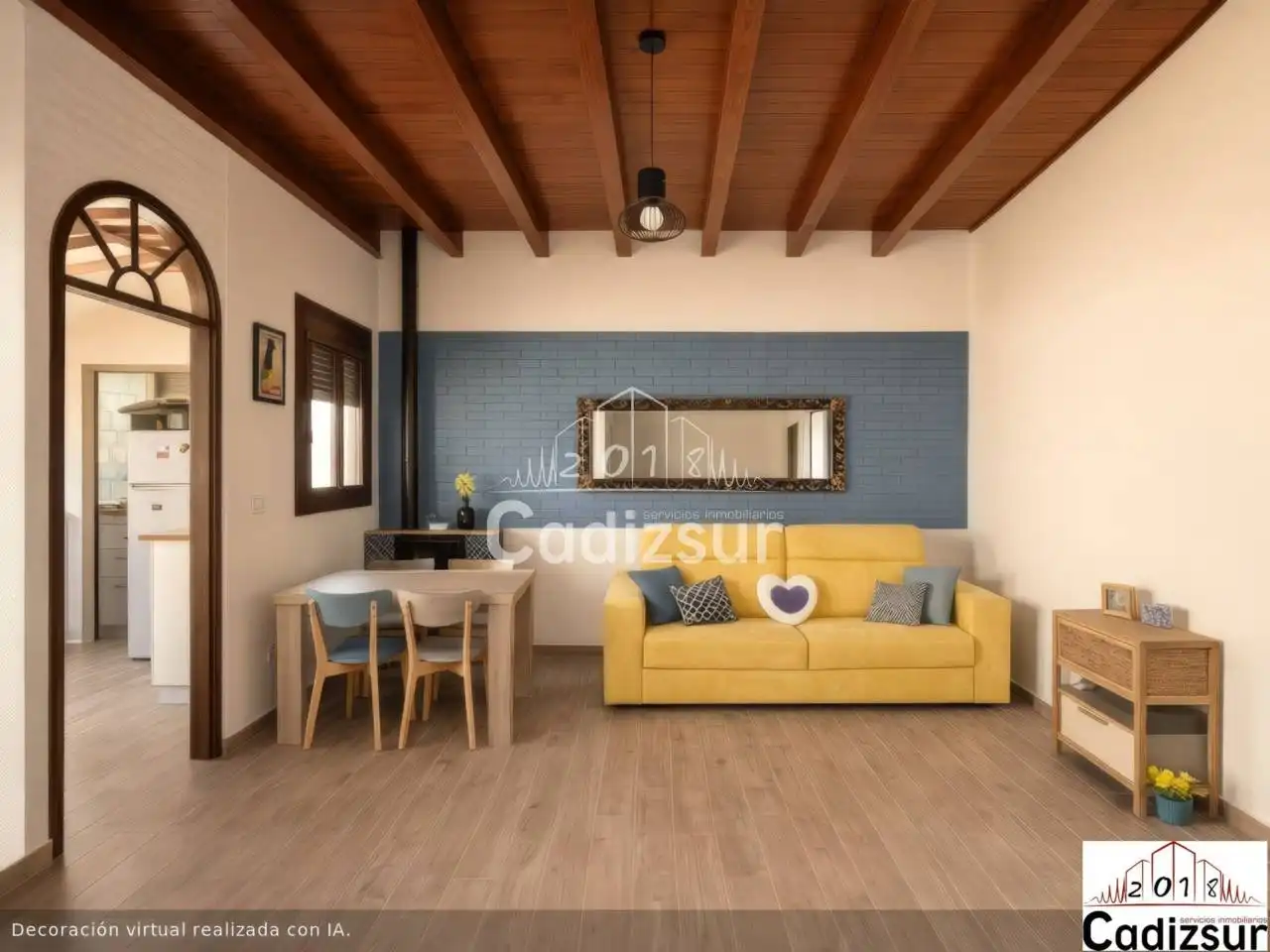 Sala de estar de Ático en venta en Cádiz