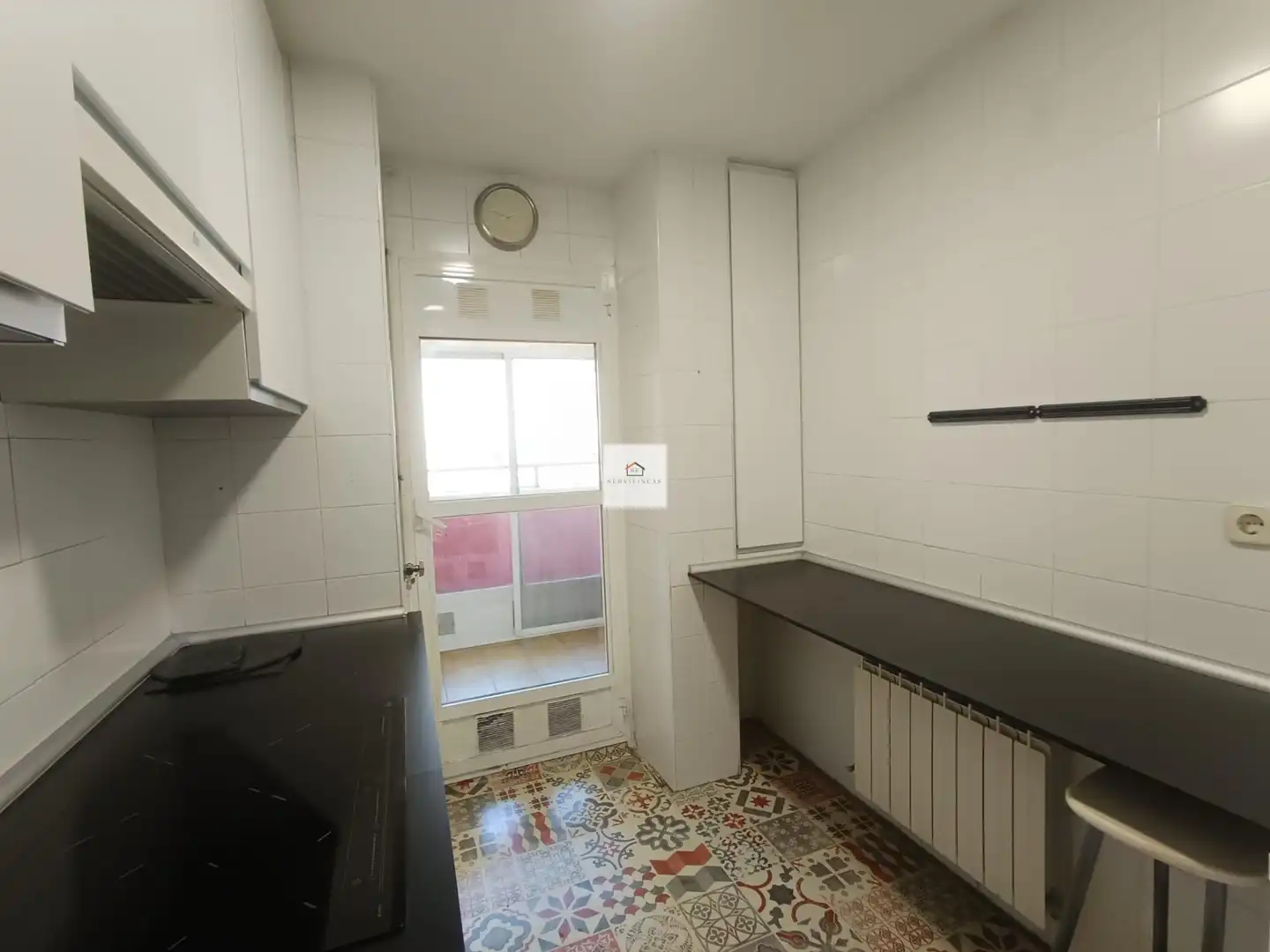 Cuina de Pis de lloguer en Madrid amb Aire condicionat, Calefacció i Terrassa