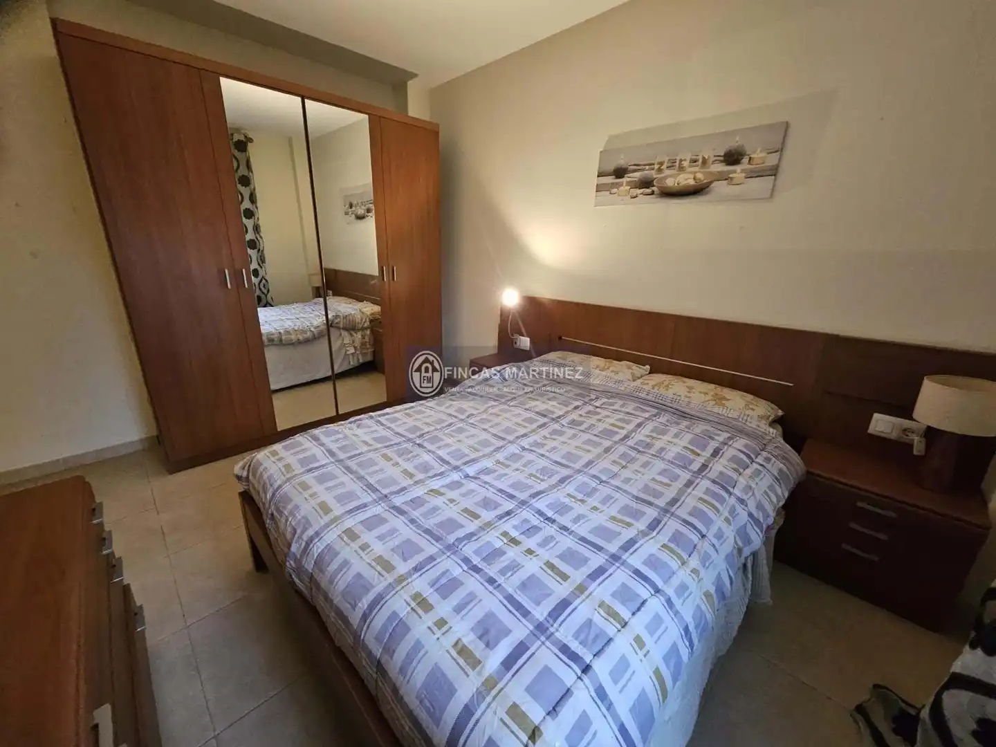 Schlafzimmer von Wohnung zur Miete in Cambrils mit Klimaanlage, Heizung und Terrasse
