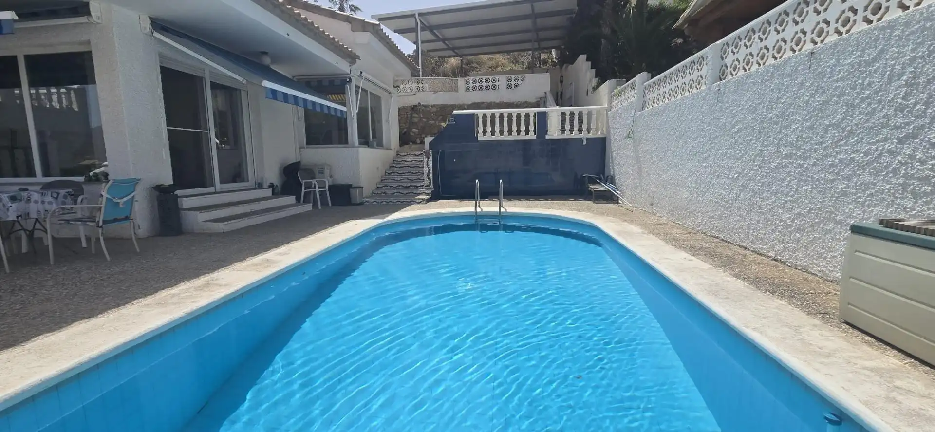 Piscina de Casa o xalet en venda en Cartagena amb Aire condicionat, Calefacció i Jardí privat