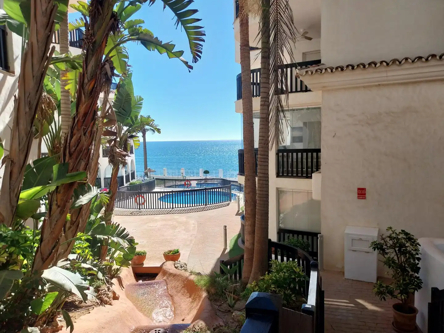 Schlafzimmer von Wohnungen zur Miete in Mijas mit Heizung, Privatgarten und Terrasse