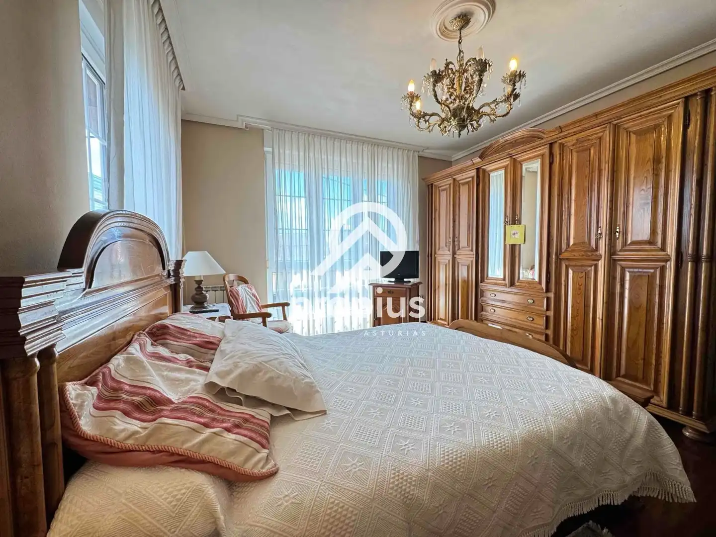 Bedroom of Houses for sale in Avilés  with Heating, Private garden and Parquet flooring