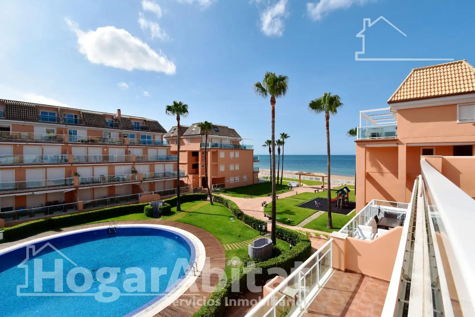 Exterior view of Flat for sale in Dénia  with Air Conditioner, Heating and Private garden