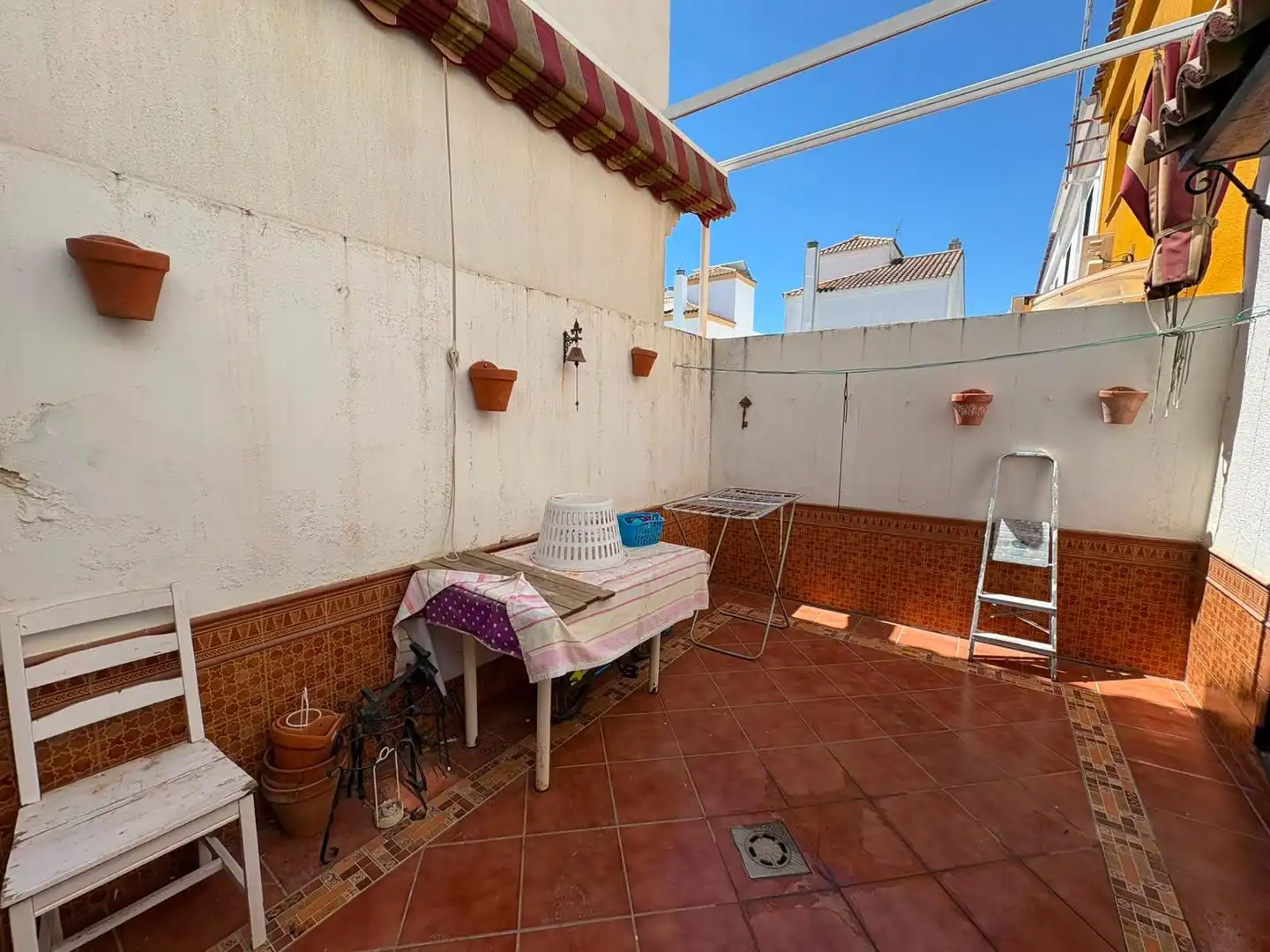 Terraza de Casa adosada en venta en Bollullos de la Mitación con Aire acondicionado y Trastero