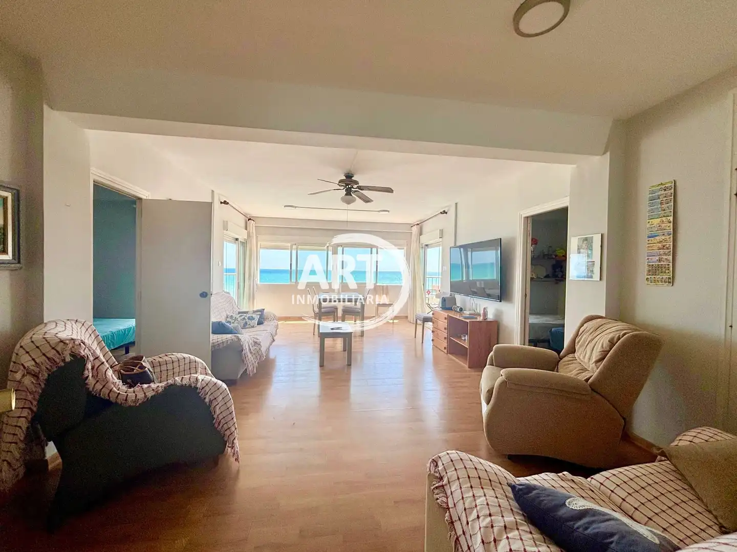 Sala de estar de Apartamento en venta en Sueca con Calefacción, Terraza y Trastero