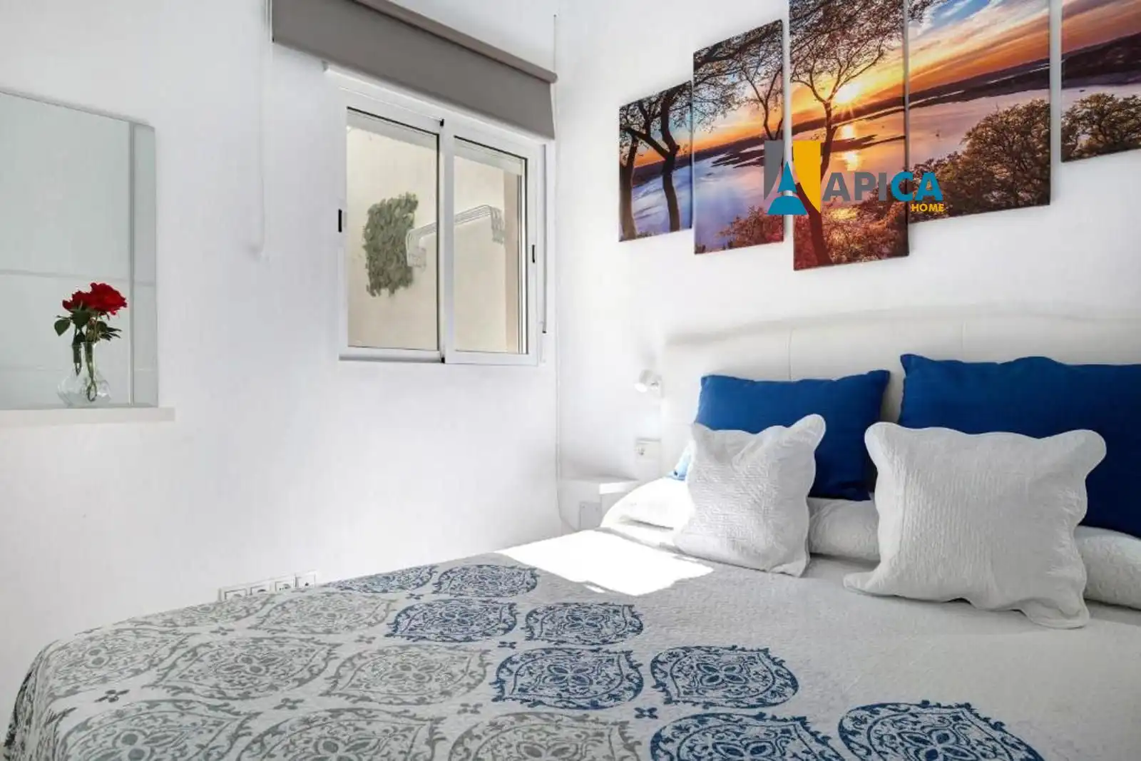 Bedroom of Flat for sale in Barbate  with Air Conditioner, Terrace and Furnished