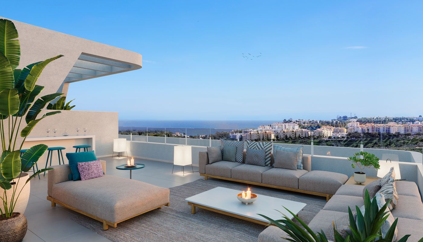 Terrace of Attic for sale in Mijas  with Air Conditioner, Terrace and Swimming Pool