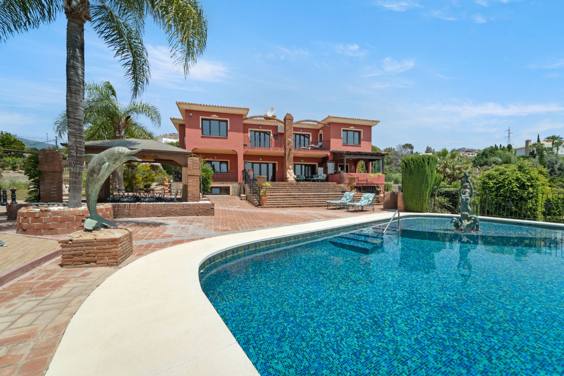 Garden of House or chalet for sale in Benalmádena  with Air Conditioner, Heating and Private garden