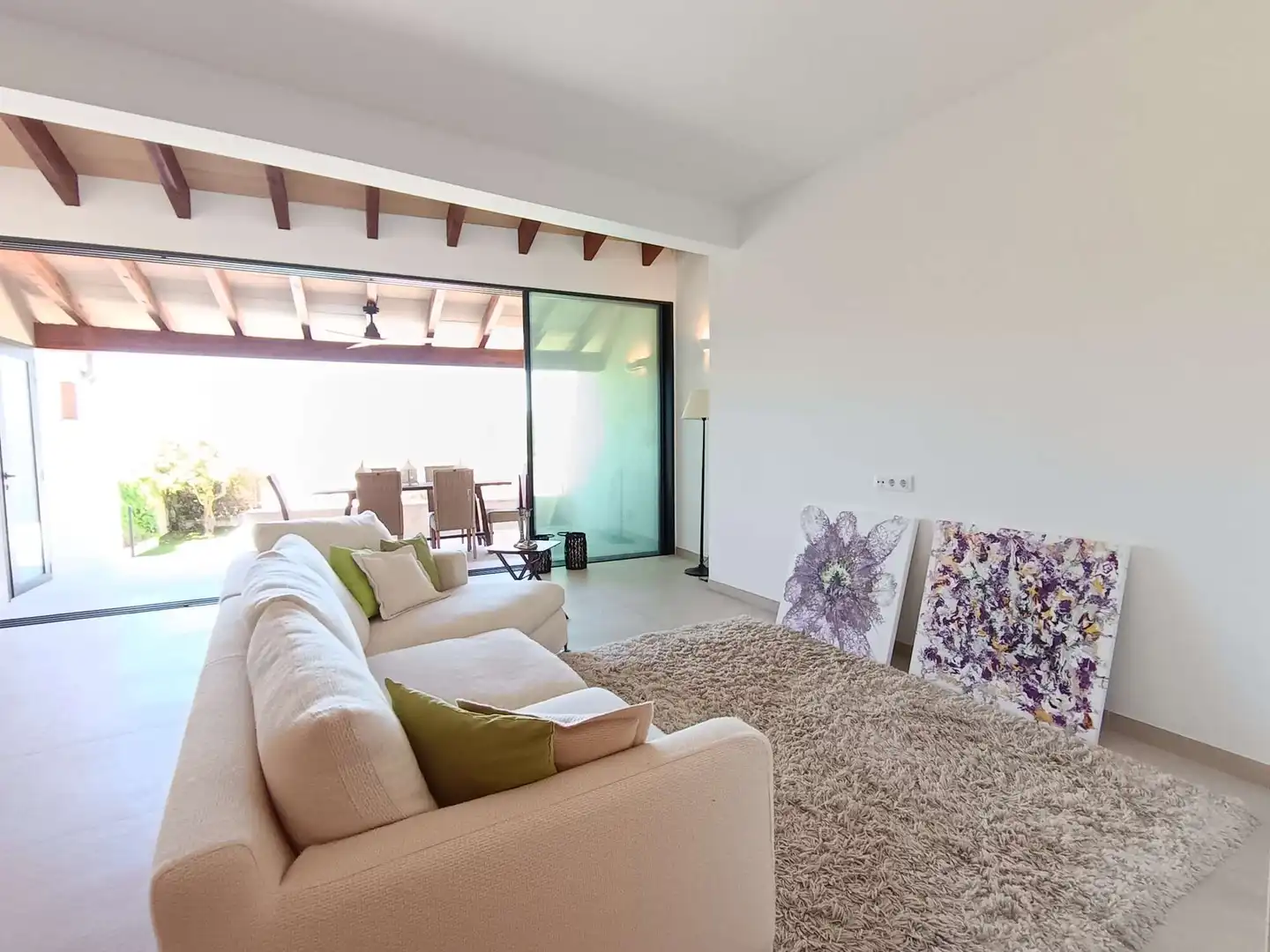 Living room of Houses for sale in Llubí  with Heating, Terrace and Furnished