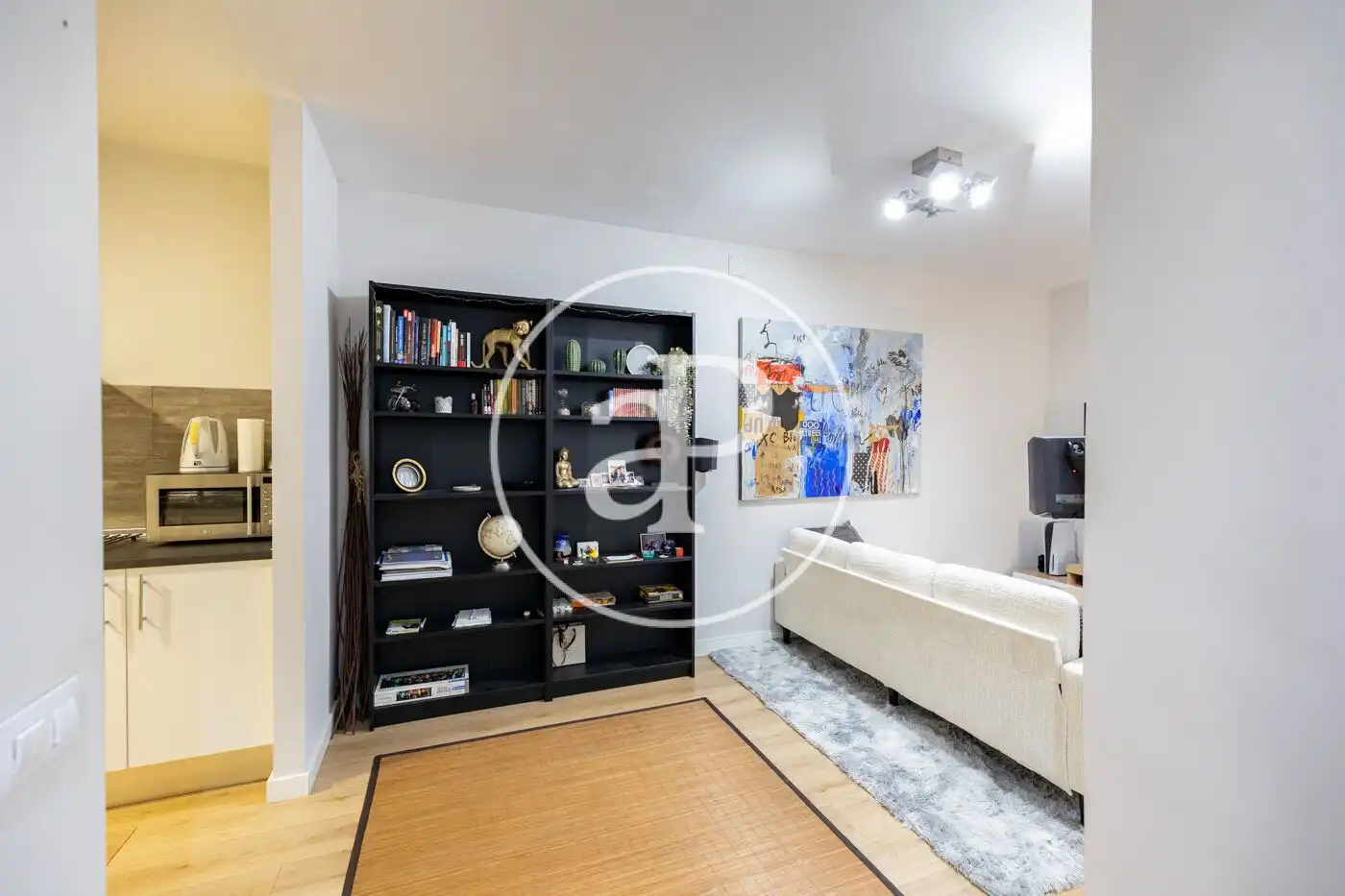 Sala de estar de Piso en venta en Sant Martí