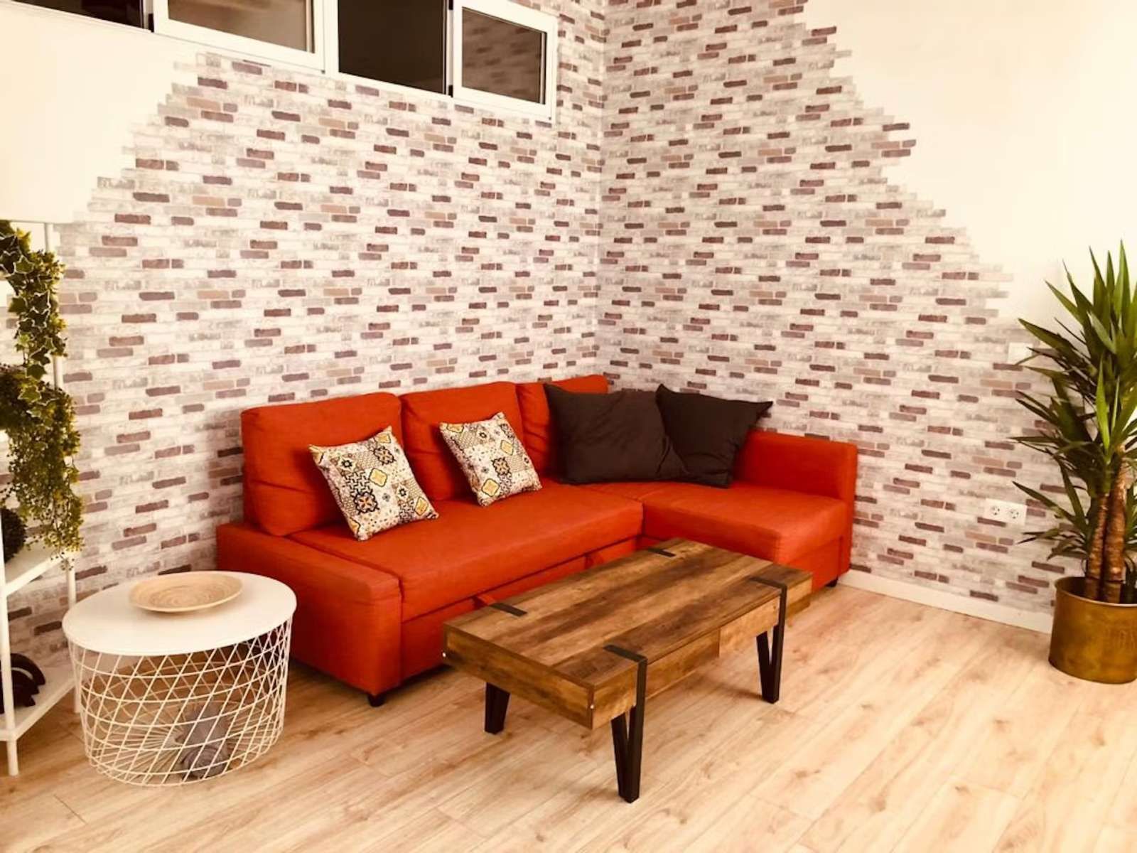 Sala d'estar de Apartament per a compartir en  Cádiz Capital amb Aire condicionat, Calefacció i Terrassa