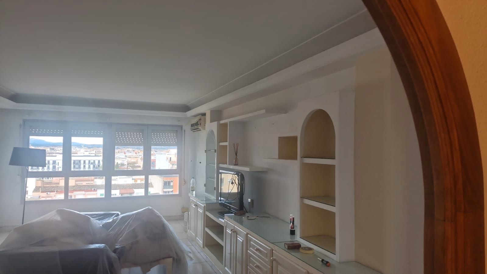 Dormitori de Pis de lloguer en  Palma de Mallorca amb Aire condicionat, Terrassa i Moblat