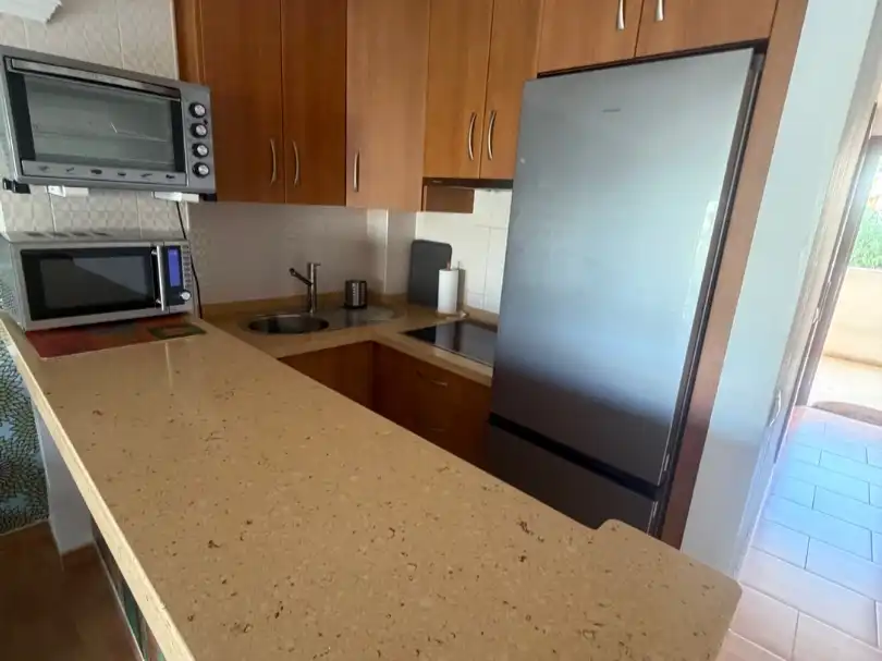 Kitchen of Flat for rent in Marbella  with Air Conditioner, Terrace and Balcony