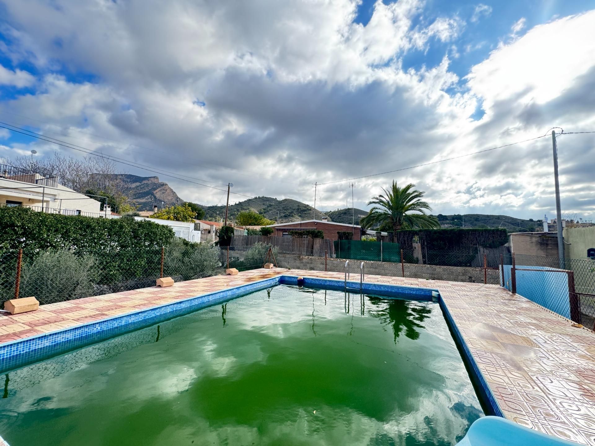 Piscina de Casa o xalet en venda en Petrer amb Aire condicionat, Calefacció i Jardí privat