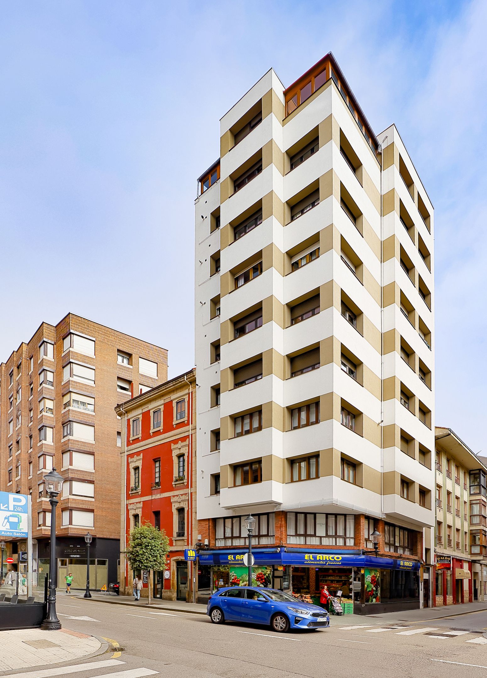 Exterior view of Flat for sale in Gijón   with Heating