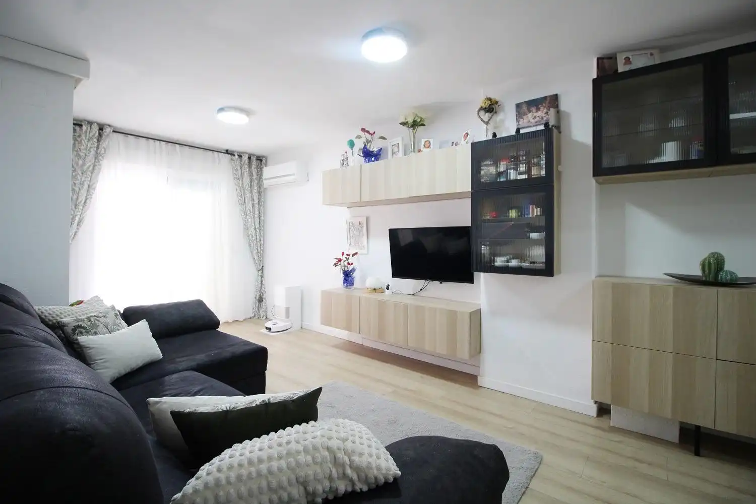 Sala de estar de Apartamento en venta en Oropesa del Mar / Orpesa con Aire acondicionado, Jardín privado y Terraza