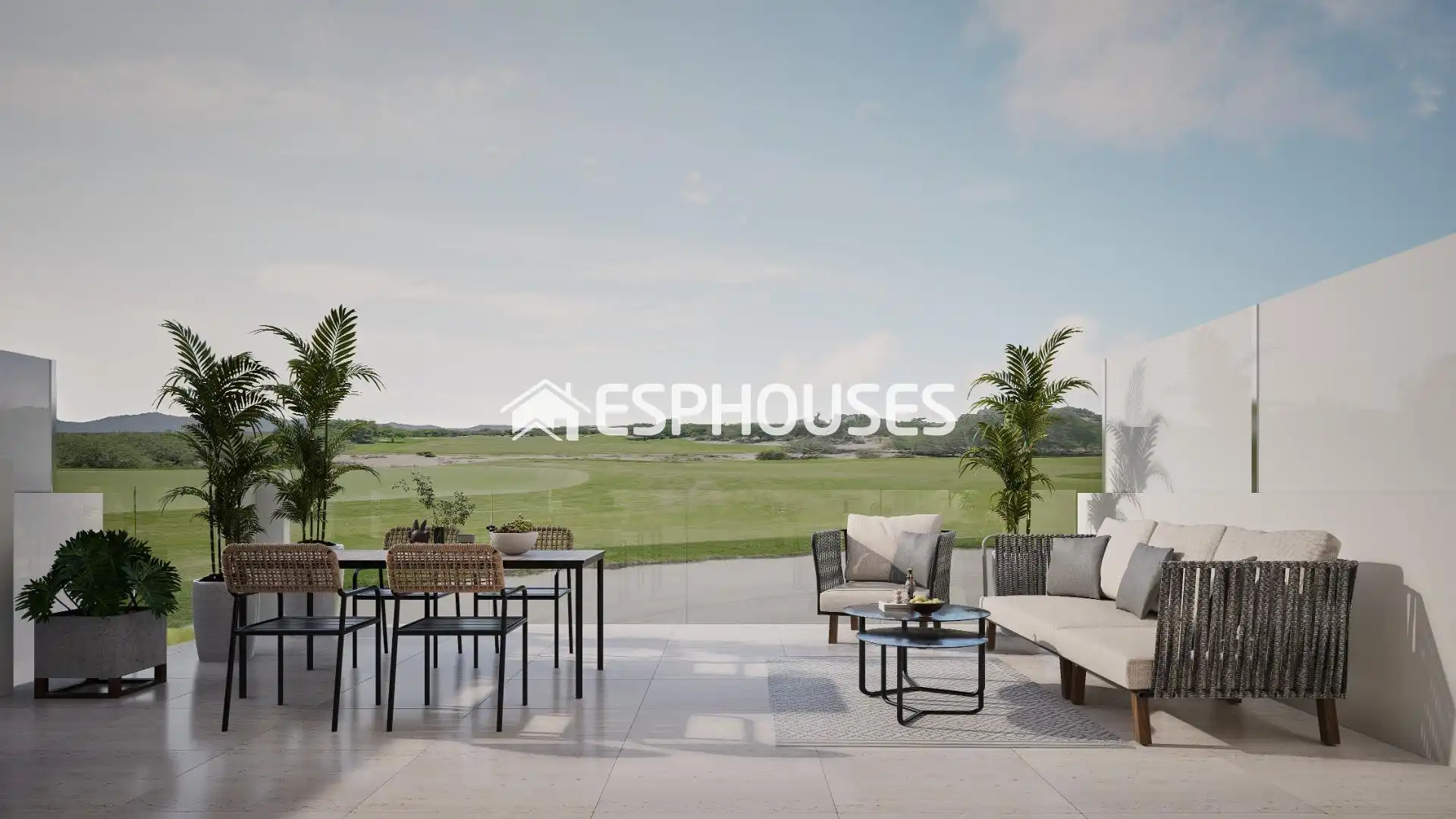 Casa a schiera con terrazza in vendita a Las Lomas de Rame - Bahía Bella, imagen 6