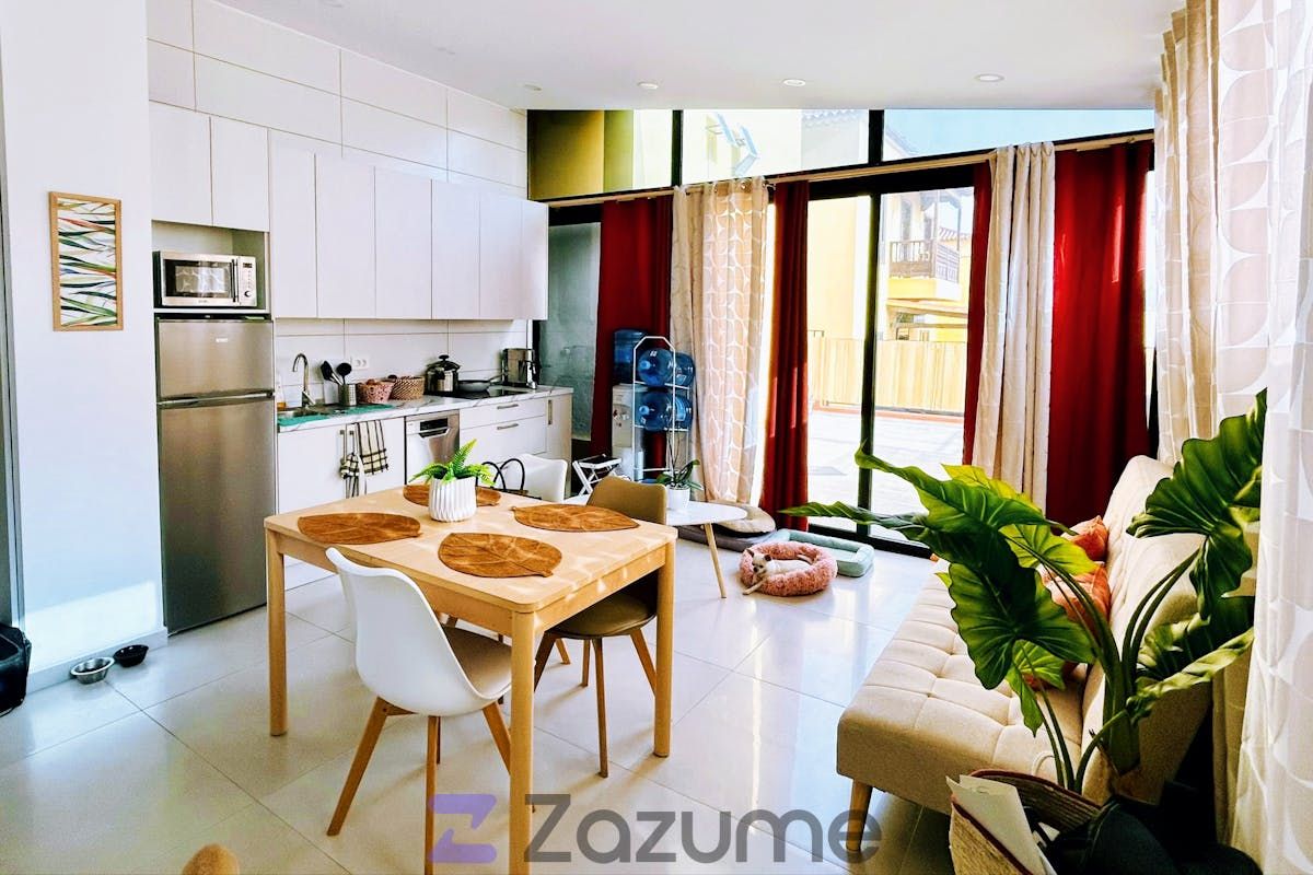 Living room of Flat for rent in San Miguel de Abona  with Terrace, Furnished and Oven