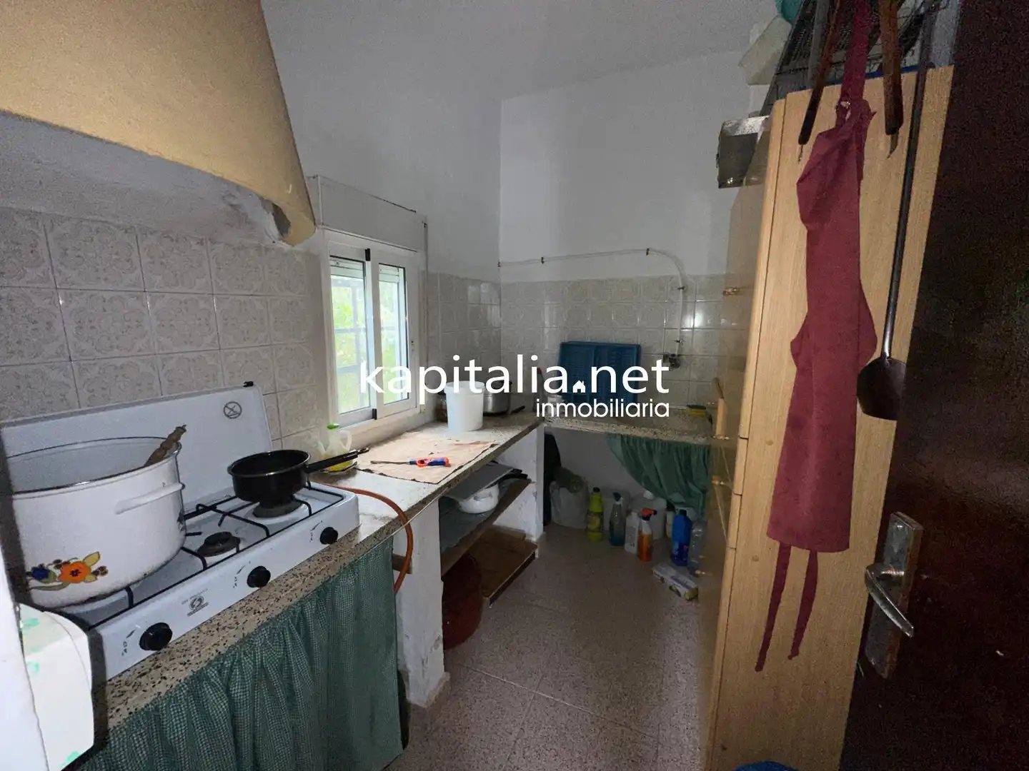 Cuina de Casa o xalet en venda en Albaida amb Calefacció, Terrassa i Traster
