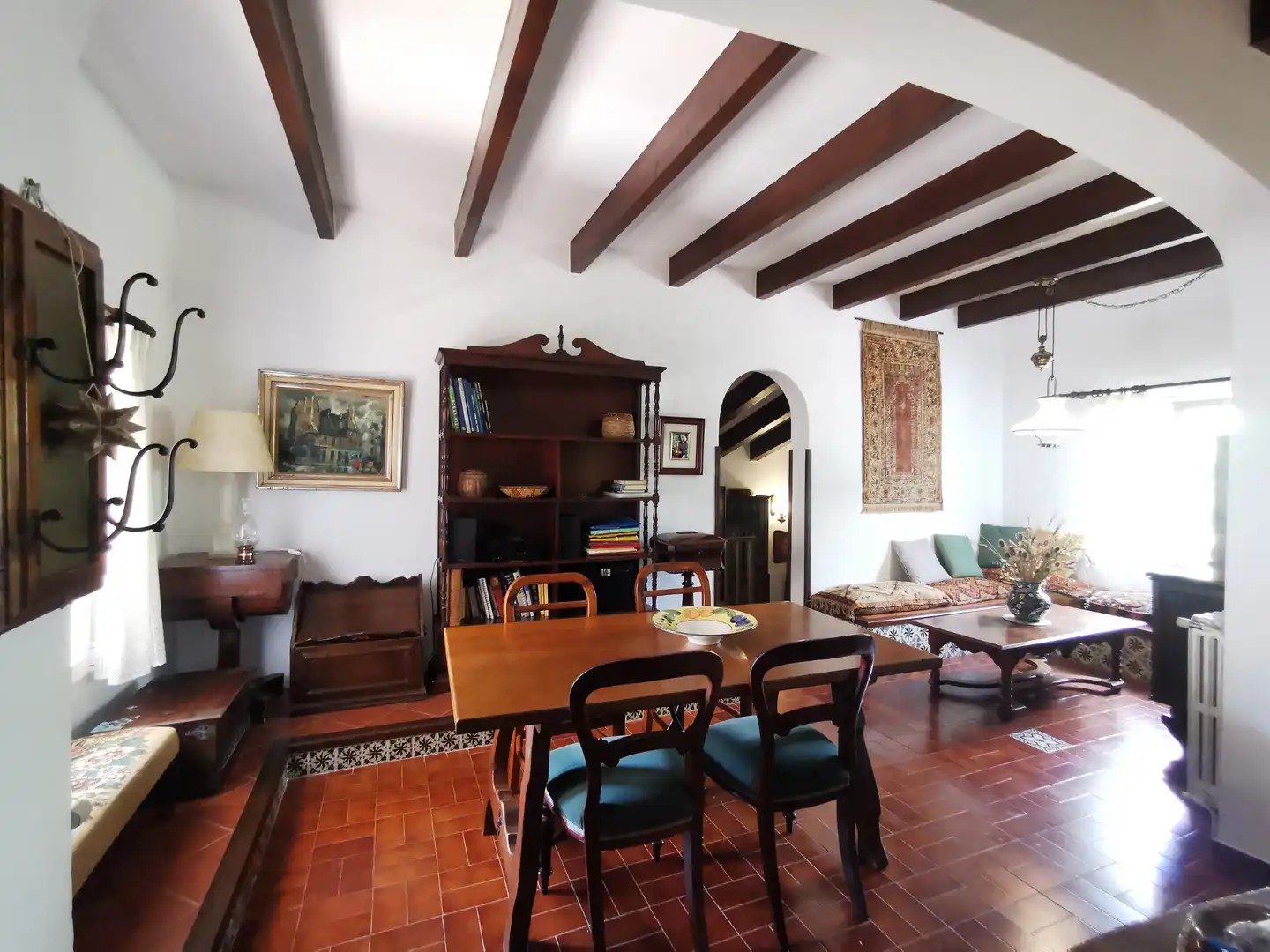 Sala d'estar de Finca rústica en venda en Sant Lluís amb Aire condicionat, Calefacció i Jardí privat