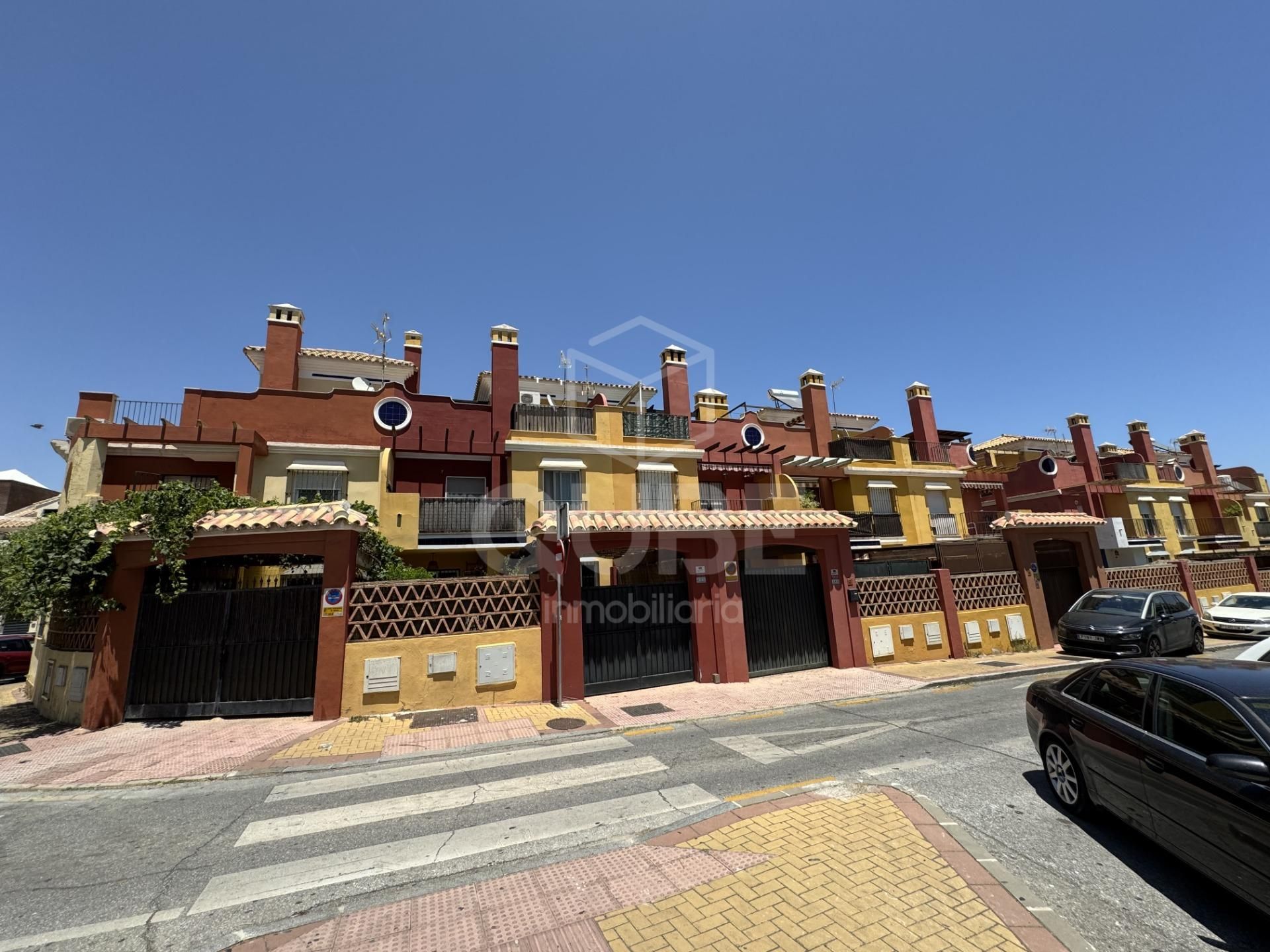 Exterior view of Single-family semi-detached for sale in Málaga Capital