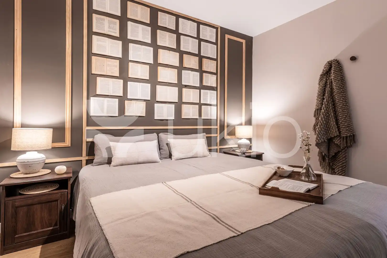 Schlafzimmer von Wohnungen zur Miete in Madrid mit Klimaanlage, Ofen und Waschmaschine