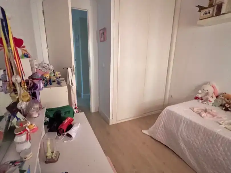 Schlafzimmer von Wohnung zur Miete in San Juan de Aznalfarache mit Klimaanlage und Schwimmbad
