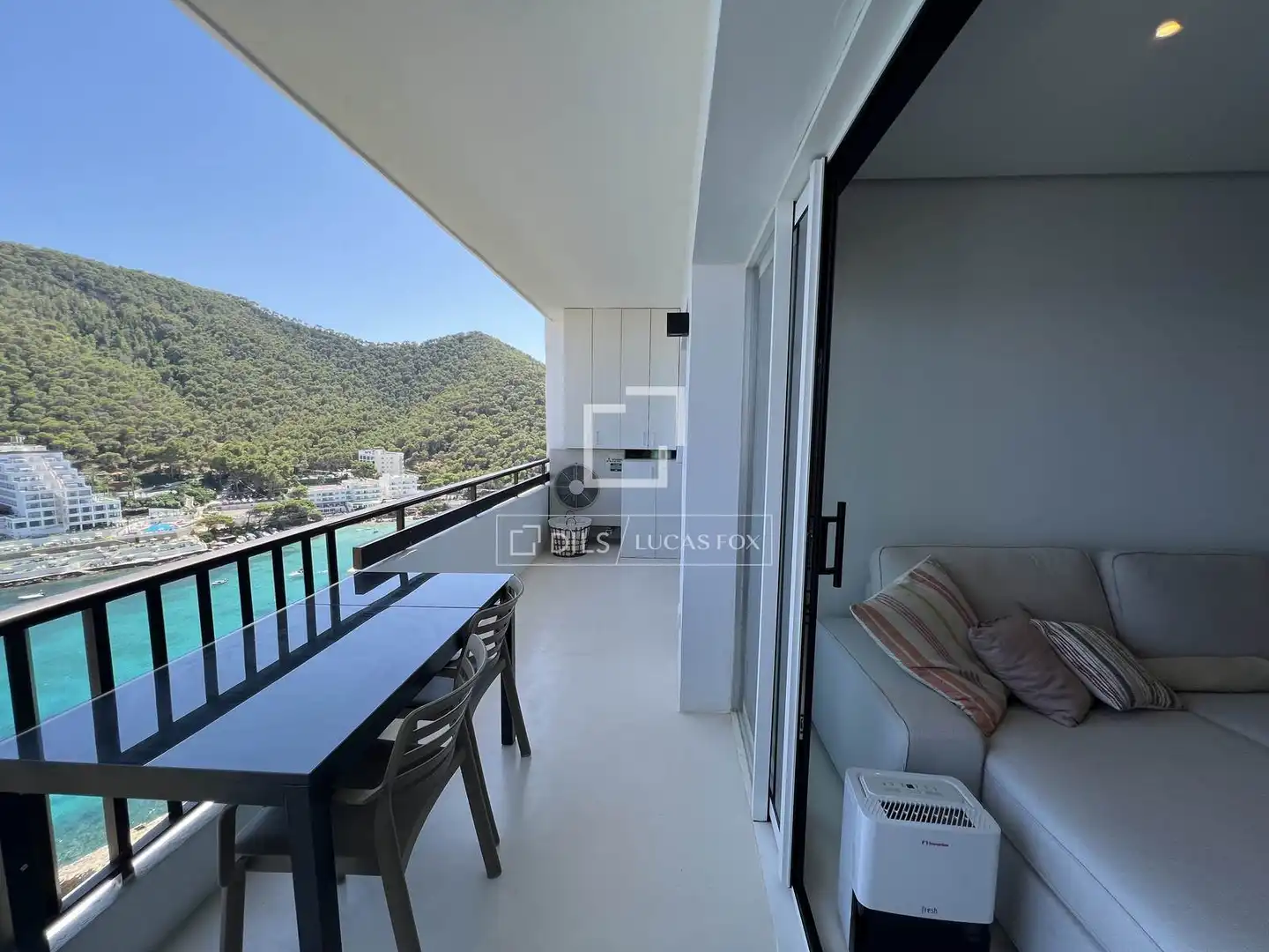 Balcony of Flat for rent in Santa Eulària des Riu  with Air Conditioner, Furnished and Balcony