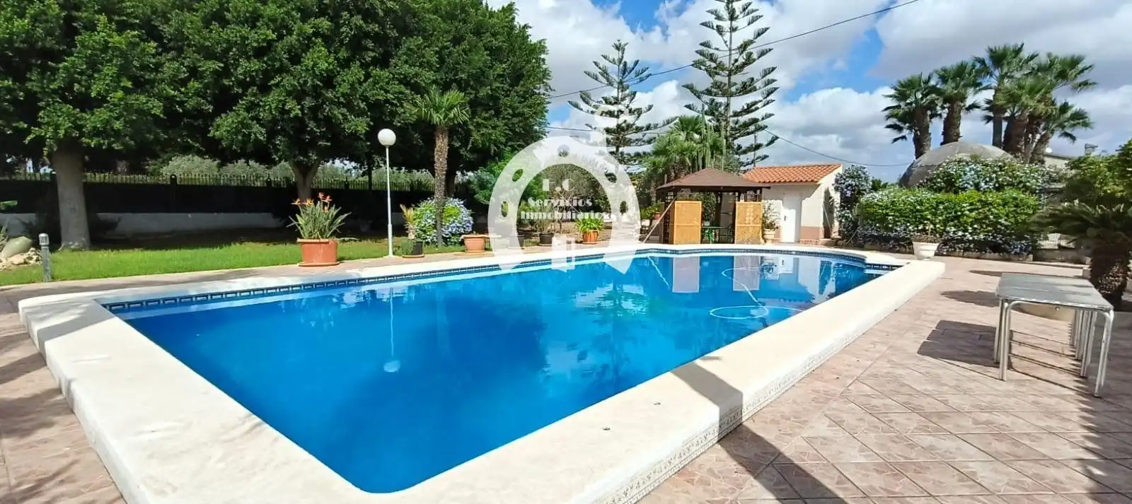 Piscina de Casa o xalet en venda en Elche / Elx amb Aire condicionat, Terrassa i Traster