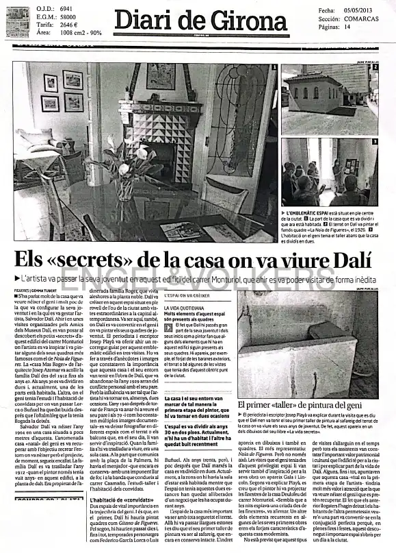 Vista exterior de Piso en venta en Figueres con Calefacción y Balcón