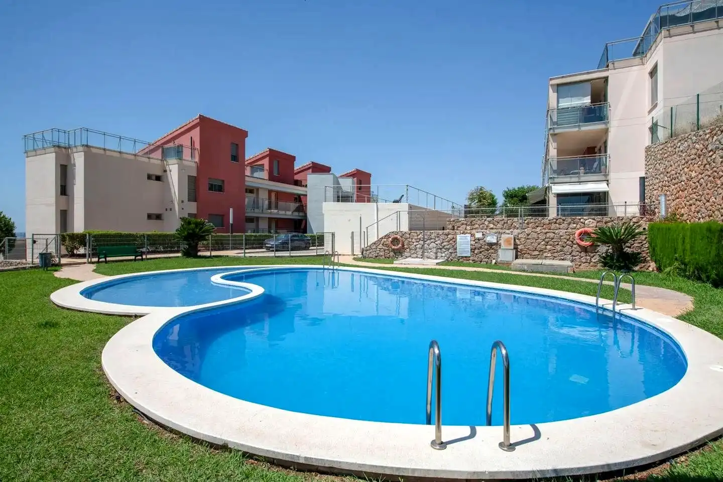 Schwimmbecken von Maisonette zur Miete in Oropesa del Mar / Orpesa mit Klimaanlage, Terrasse und Möbliert