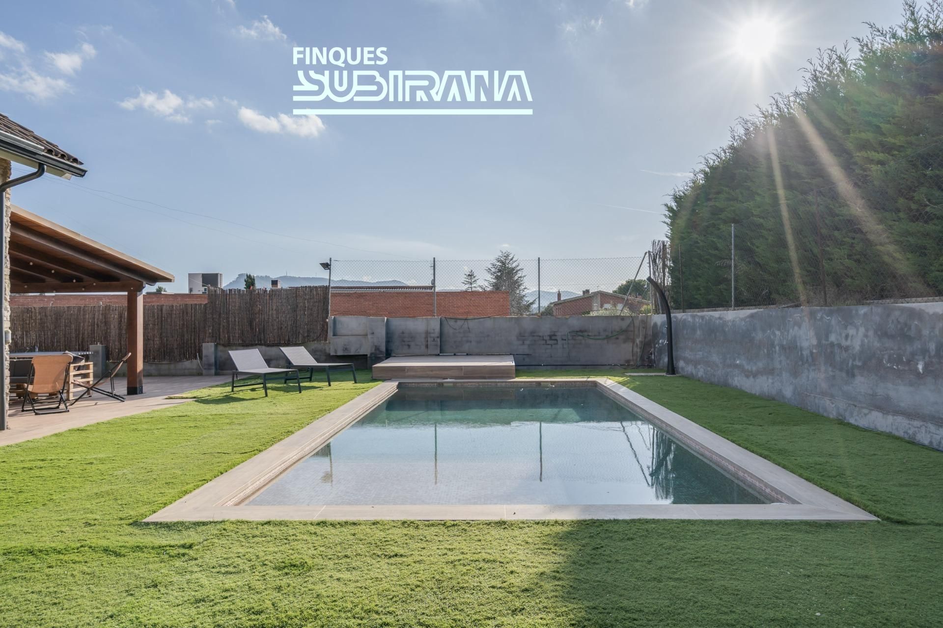Swimming pool of House or chalet for sale in Igualada  with Air Conditioner, Heating and Private garden