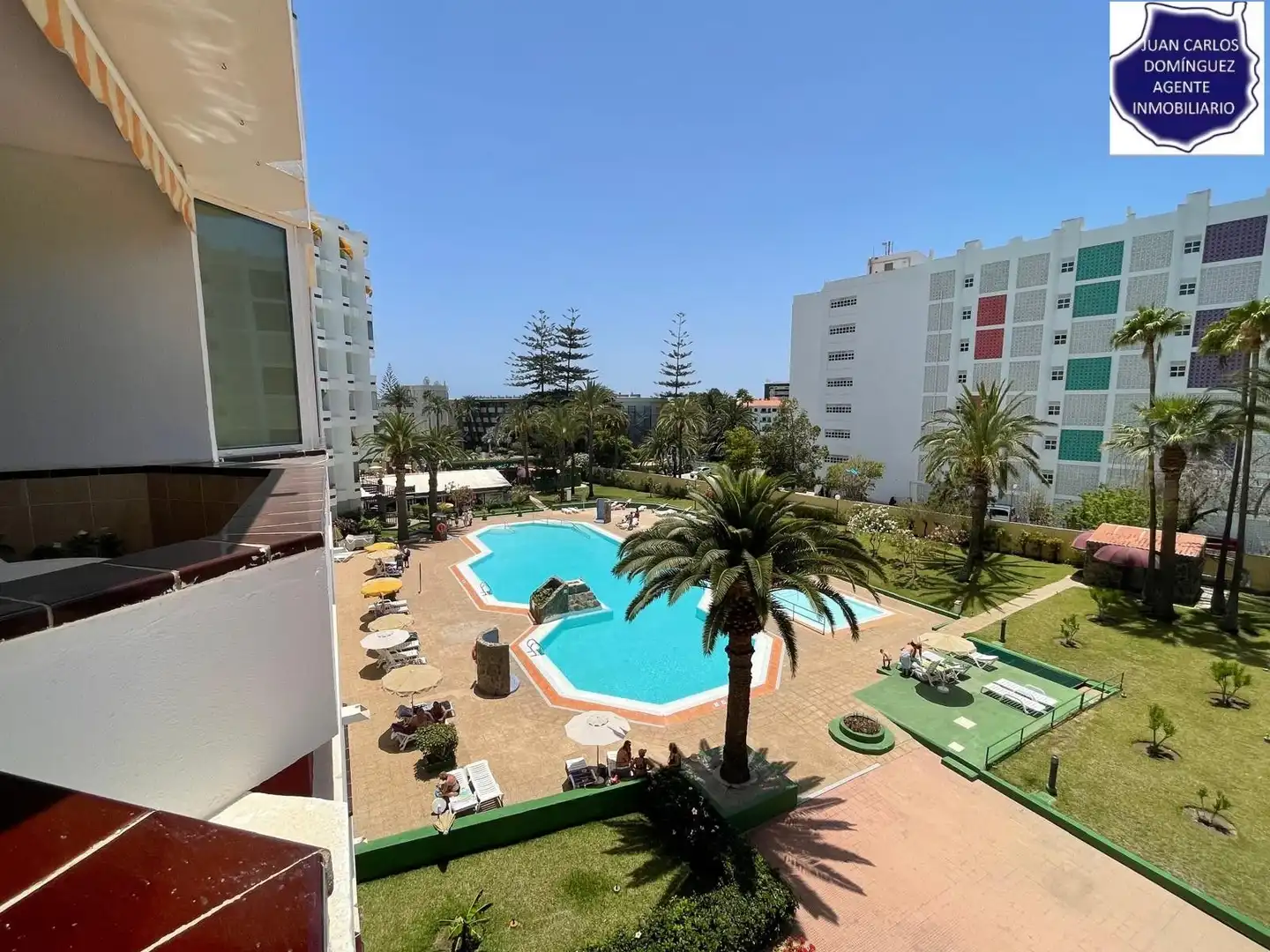 Piscina de Apartamento de alquiler en San Bartolomé de Tirajana con Terraza, Amueblado y Piscina comunitaria