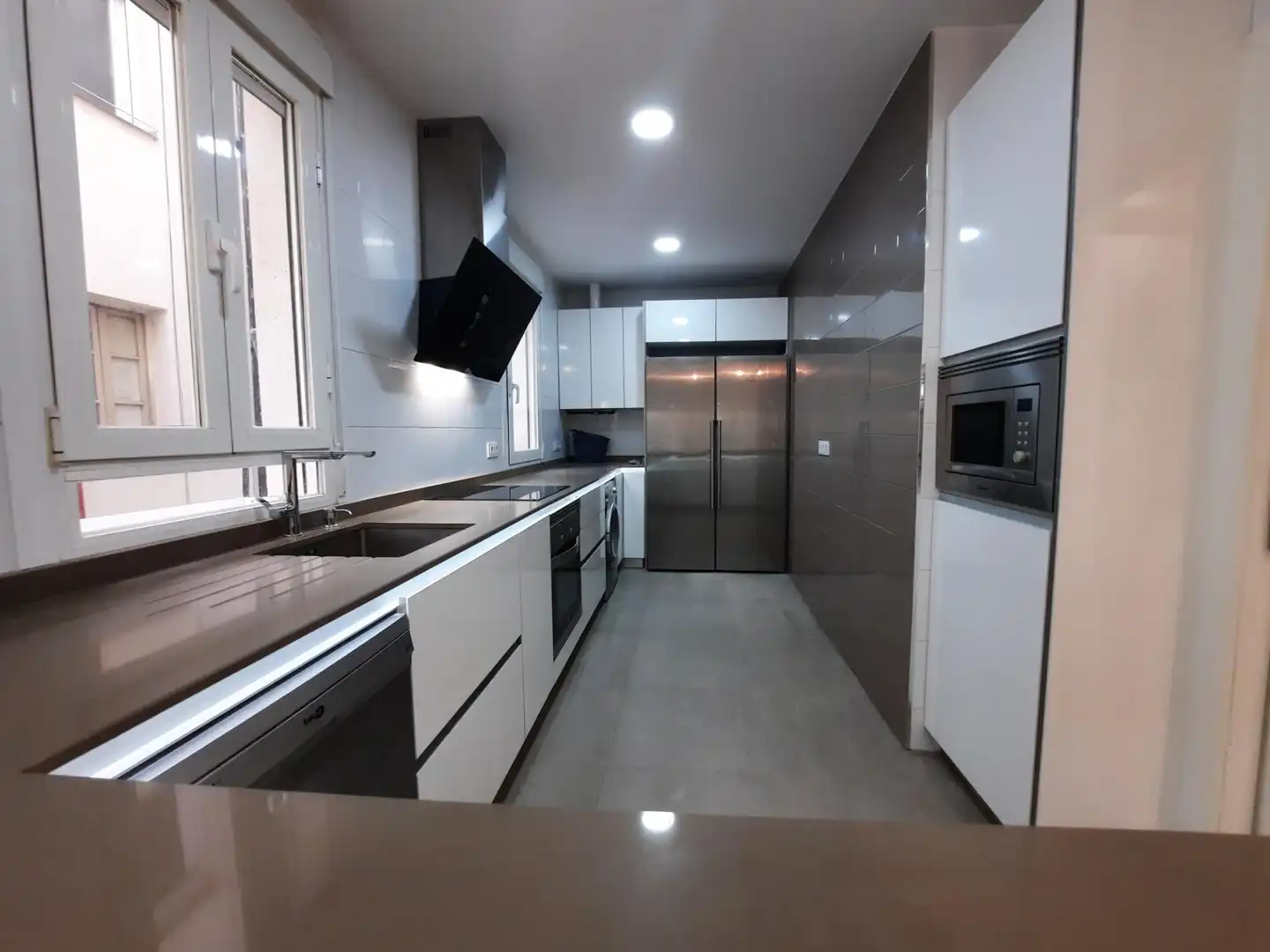 Küche von Wohnung zur Miete in Madrid mit Klimaanlage, Heizung und Parkett