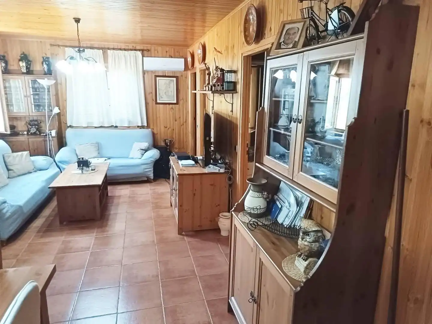Sala de estar de Casa o chalet en venta en Otero con Aire acondicionado, Terraza y Piscina