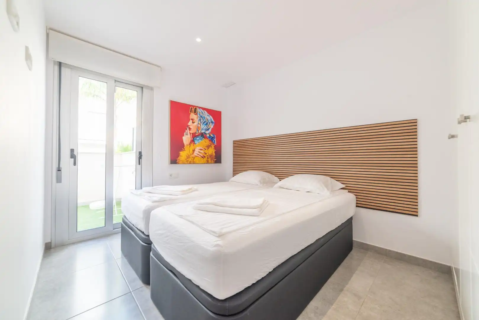 Dormitori de Casa adosada en venda en San Javier amb Aire condicionat, Jardí privat i Terrassa
